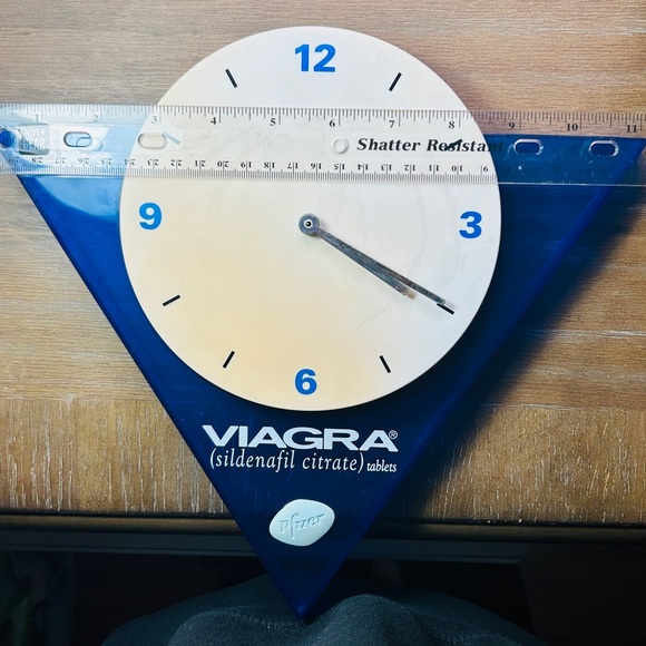 Vintage Pharmaceutical  Wall Clock Not Working - Picture 3 of 5